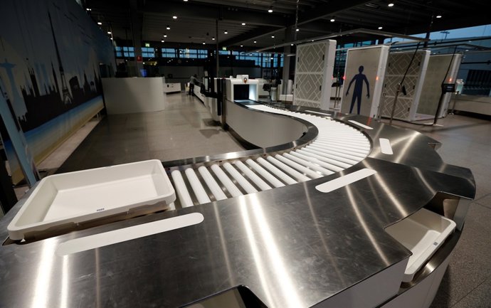 Interior de l'aeroport de Colònia-Bonn, a Alemanya.