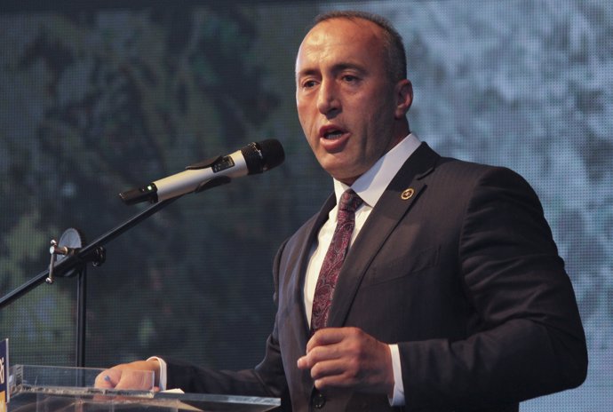 El político kosovar Ramush Haradinaj