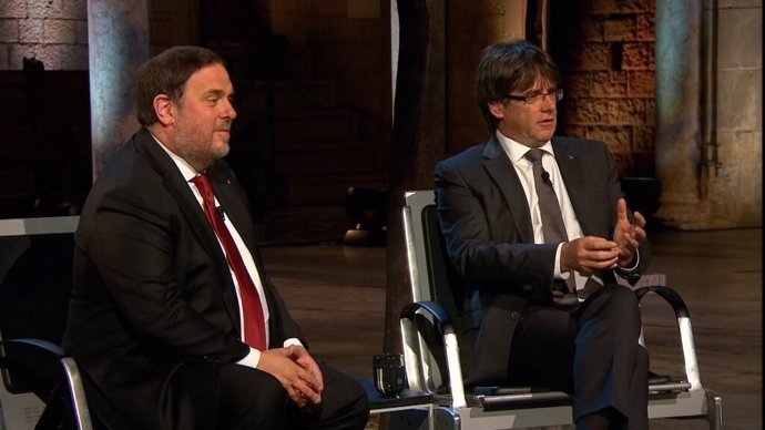 Vicepte.Generalitat O.Junqueras, pte.C.Puigdemont