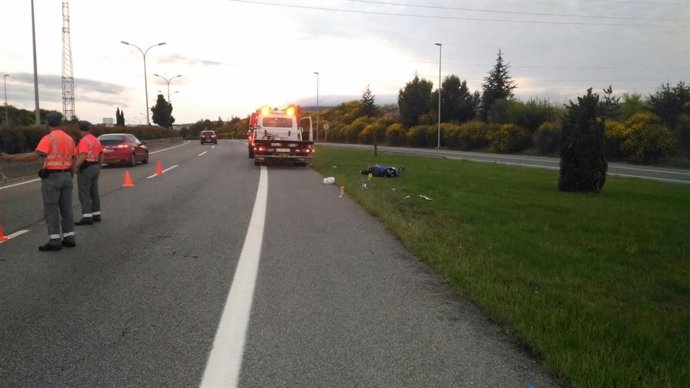 Imagen del accidente.