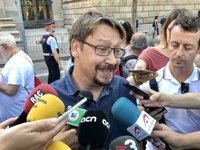 Xavier Domènech defiende que "la primera solución para Catalunya" es echar al PP del Gobierno
