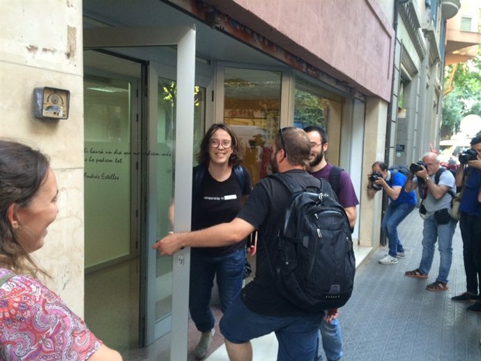 La diputada de la CUP, Eulàlia Reguant