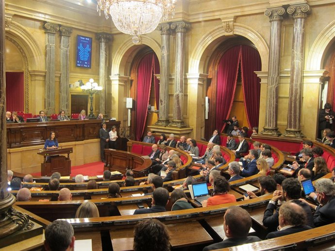  Inés Arrimadas (Cs) en el ple del Parlament