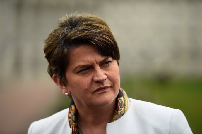 Arlene Foster, líder del DUP