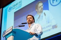 Clavijo y Antona fijarán "hoy mismo" un calendario de reuniones para negociar un eventual pacto de Gobierno