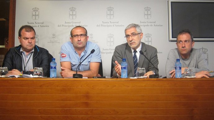 Alperi, Manzano, Llamazares y Zapico en la Junta General del Principado