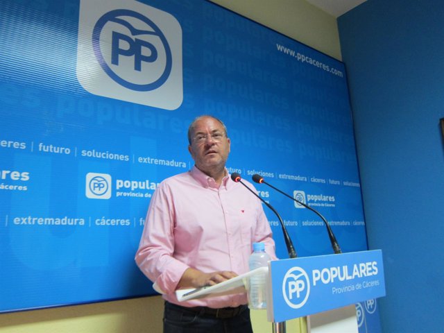 José Antonio Monago, presidente del PP en Extremadura                           