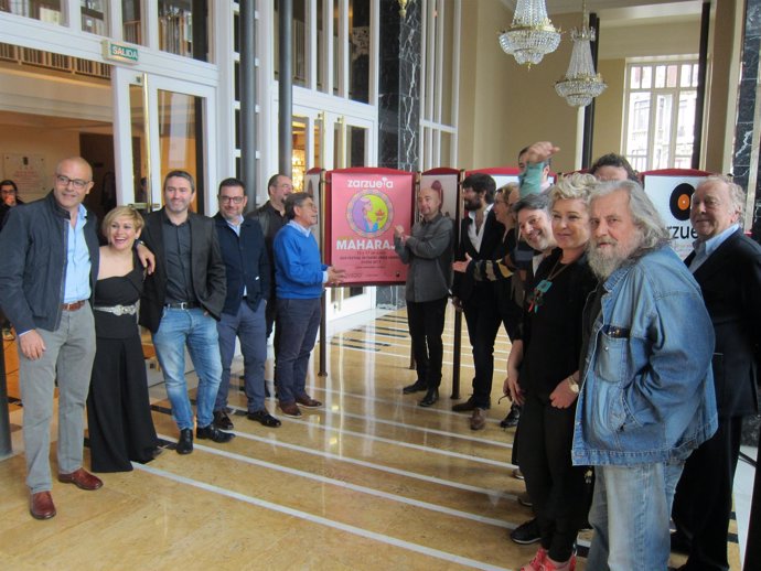 Presentación de la zarzuela 'Maharajá' en el Teatro Campoamor.                  