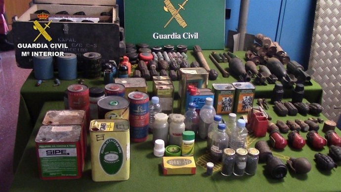 Armes recuperdas a Sant Celoni per la Guàrdia Civil