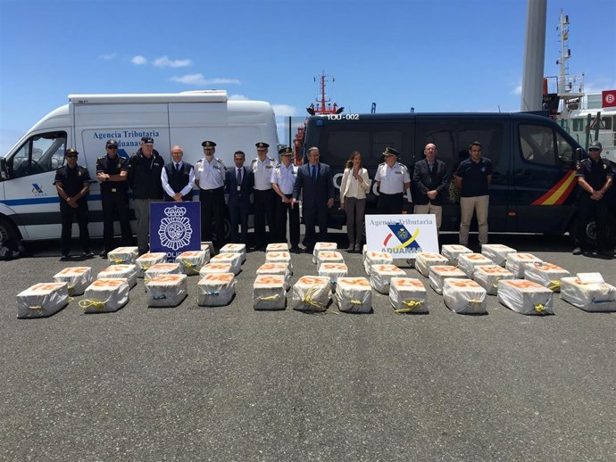 Droga incautada en el Puerto de Las Palmas