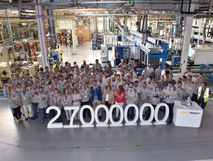 La factoría de Renault fabrica la caja de cambios 27 millones.
