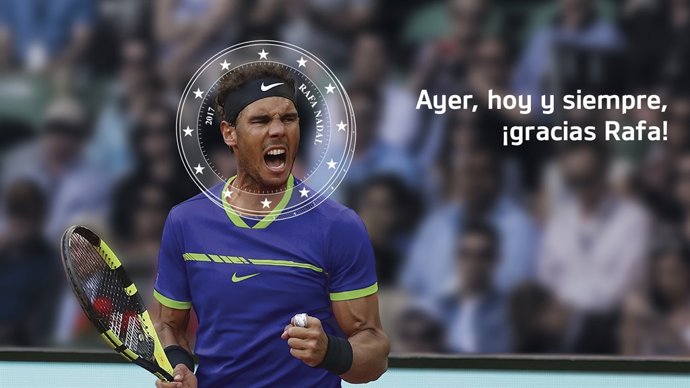Rafa Nadal, moneda amb el seu rostre
