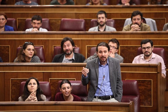 Pabli Iglesias, secretario general de Podemos 