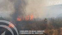 Estabilizado el incendio declarado en un paraje de Ayamonte (Huelva)