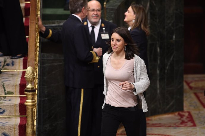 Irene Montero en el Congreso de los Diputados