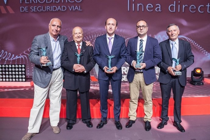 Ganadores del XIV Premio Periodístico de seguridad vial de Línea Directa