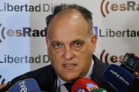 Tebas: "Hay que entender esa coacción que pueden tener en Cataluña muchos jugadores catalanes"