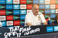 Laso: "No estoy descontento con el rendimiento de la plantilla"
