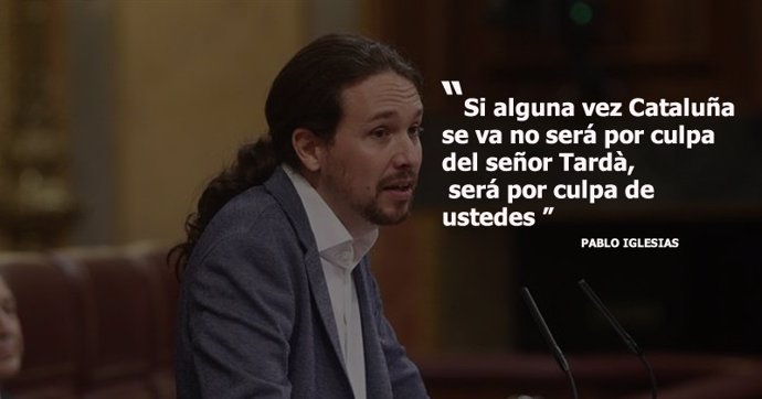 El discurso de Pablo Iglesias en la moción de censura de Podemos, en frases