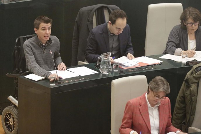 Pablo Soto y José Manuel Calvo en el pleno