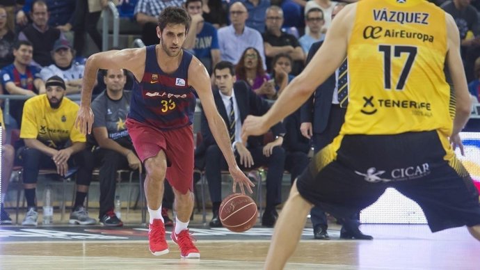 Stratos Perperoglou, jugador del FC Barcelona Lassa