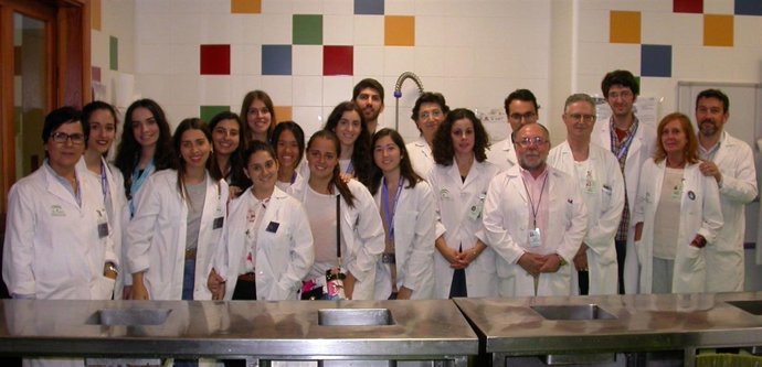 Alumnos de la UPO visitan el Hospital de Valme