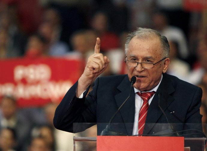El ex presidente rumano Ion Iliescu 