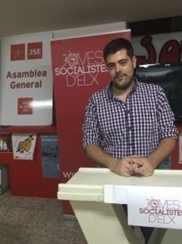Alejandro Díaz, presidente de las juventudes socialistas de Elche