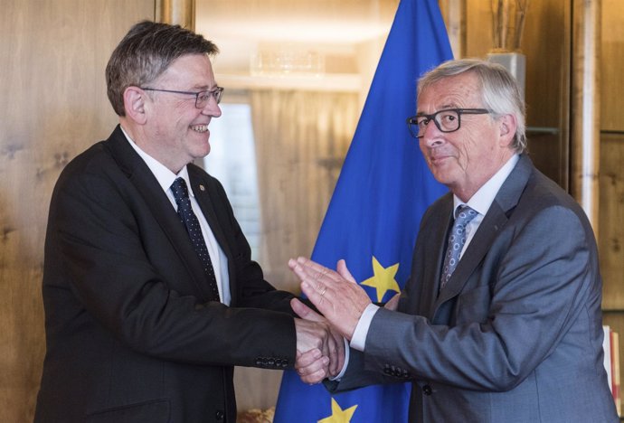 Encuentro entre Ximo Puig y Jean-Claude Juncker