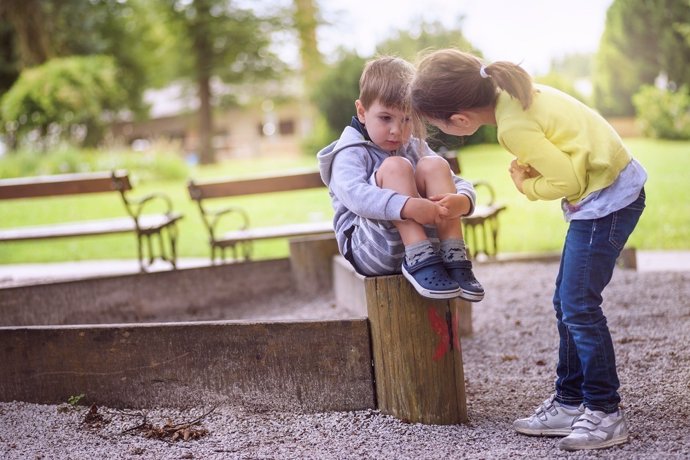 Empatía, niños, parque