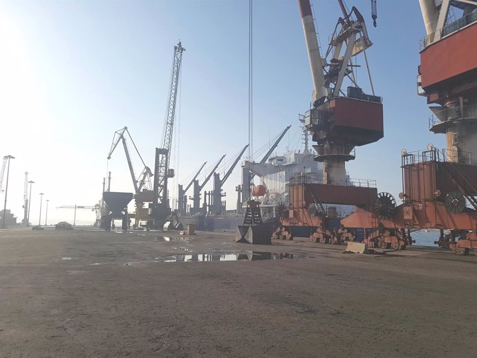 Huelga de la estiba en el Puerto de Santander