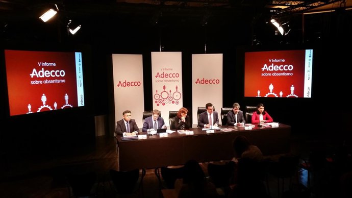 Presentación del V informe Adecco sobre absentismo