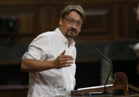 Iglesias y Domènech tienden la mano al PSOE y le piden que avance en reconocer la "plurinacionalidad"