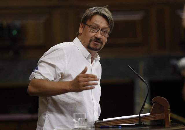 Xavier Domenech en la moción de censura del debate de la moción