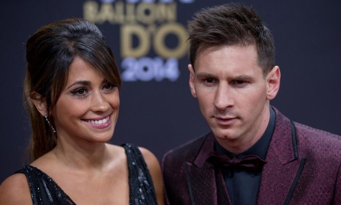Lionel Messi y Antonella Roccuzzo