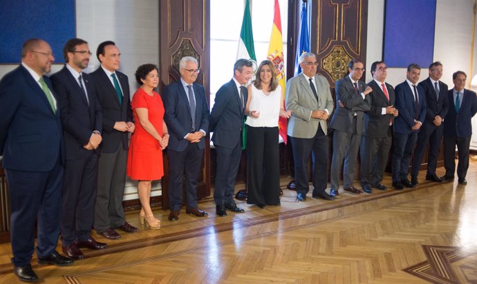 Susana Díaz se reúne con los rectores andaluces