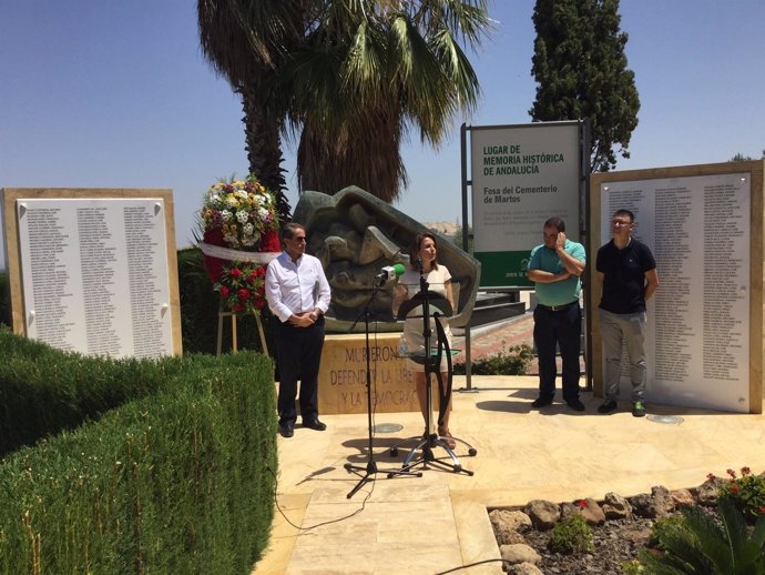 Homenaje a las víctimas del franquismo en Martos