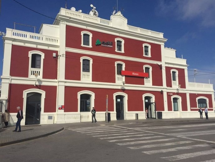 Estació de Blanes renovada