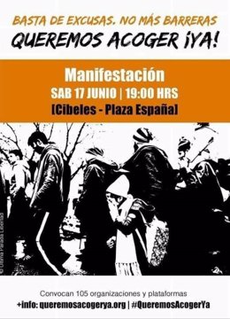 Cartel de la manifestación