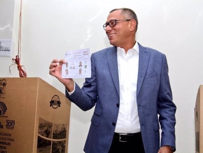 El candidato a la Vicepresidencia de Ecuador por Alianza PAÍS, Jorge Glas