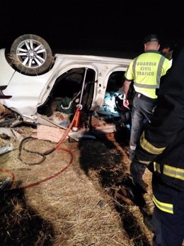 Accidente con una víctima en Corpa (Madrid)