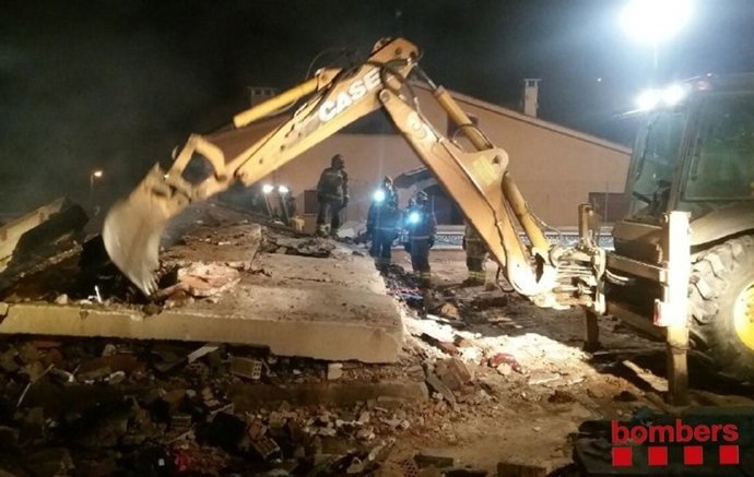 Ensulsiada d'una casa a Collbató (Barcelona)