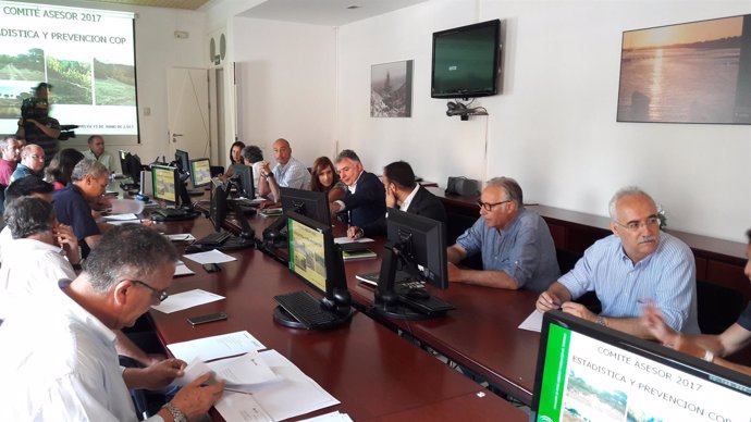 Comité asesor del Infoca en Huelva. 