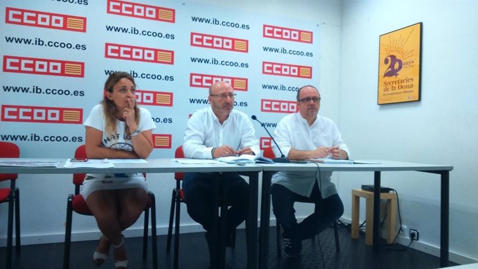 Representantes de CCOO Baleares