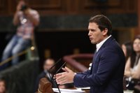 Rivera censura el "ataque personal" de Hernando a Iglesias y Montero pero dice que Podemos hizo lo mismo con Cospedal
