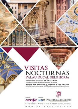 Visitas Nocturnas Palau Ducal dels Borja