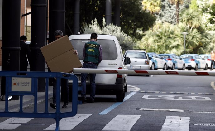 La Guardia Civil registra el Canal de Isabel II