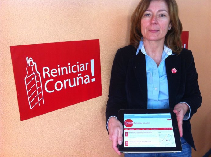 Mar Barcón presenta Reiniciar Coruña