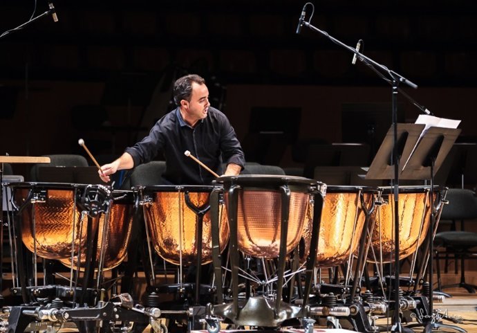 Javier Eguillor en el Palau de la Música de València