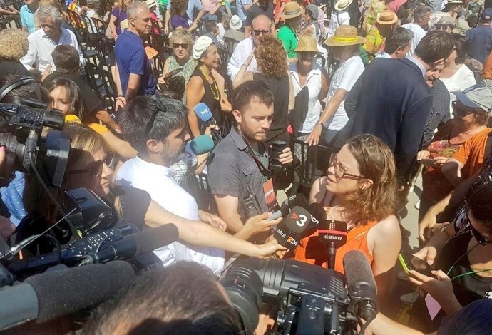La portavoz adjunta de la CUP en el Parlament, Eulàlia Reguant.